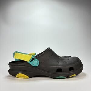 Crocs Classic All Terrain Clog Black Comfort Slides Shoes 206340 Mens Size 8